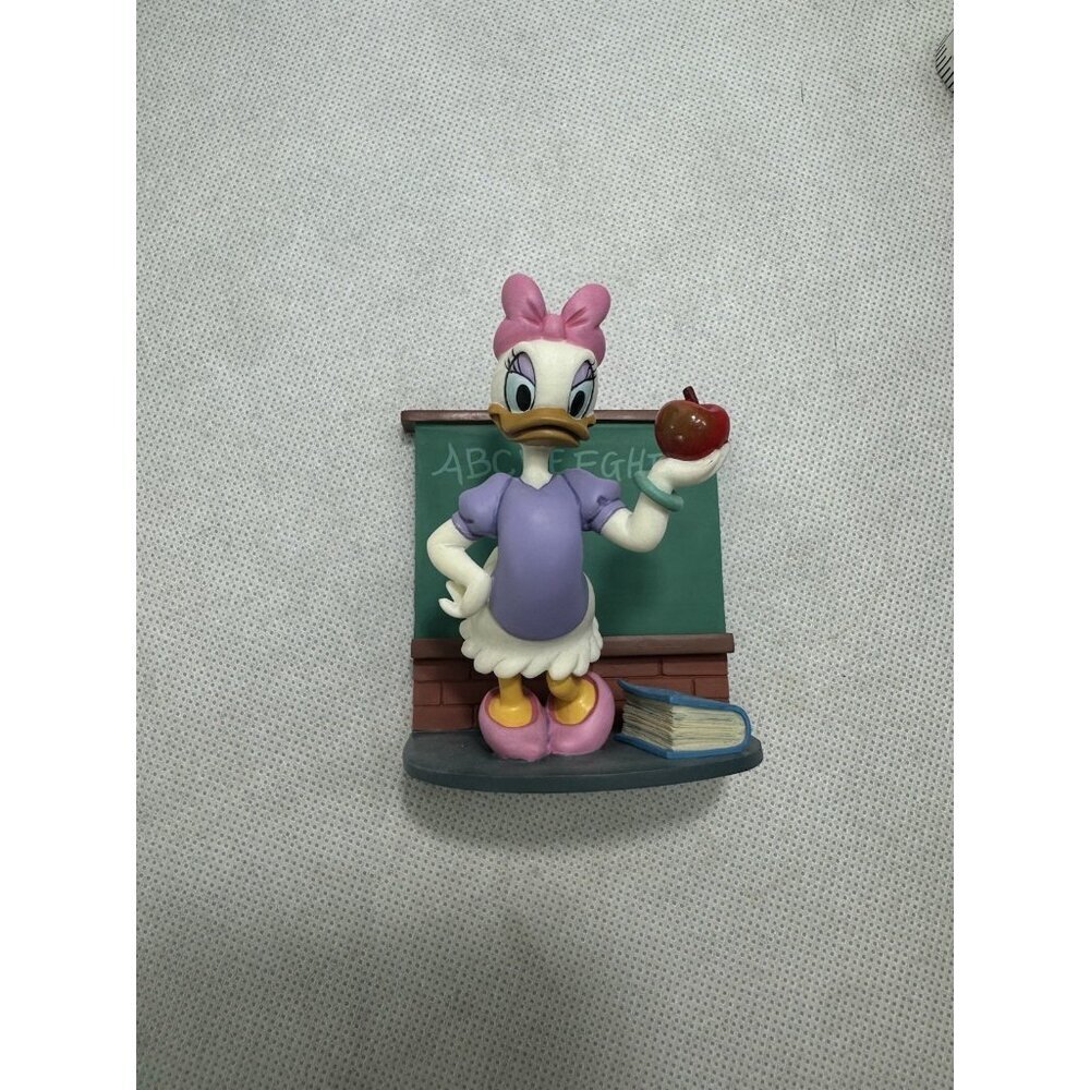 Danbury Mint Figurine Perpetual Calendar Walt Disney Daisy Duck September Apple